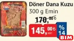 EMİN DÖNER DANA KUZU 300 G